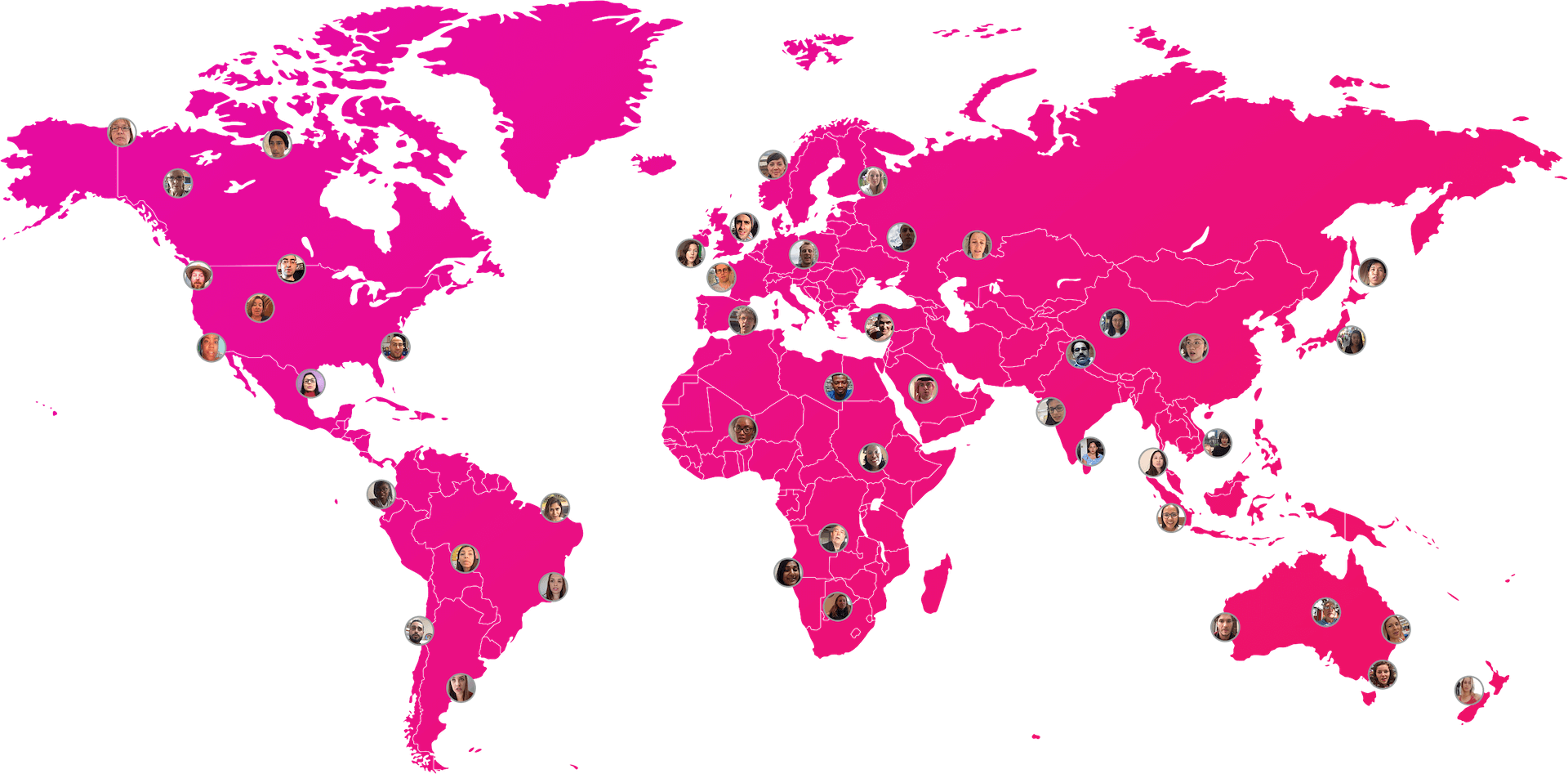 Users around the world